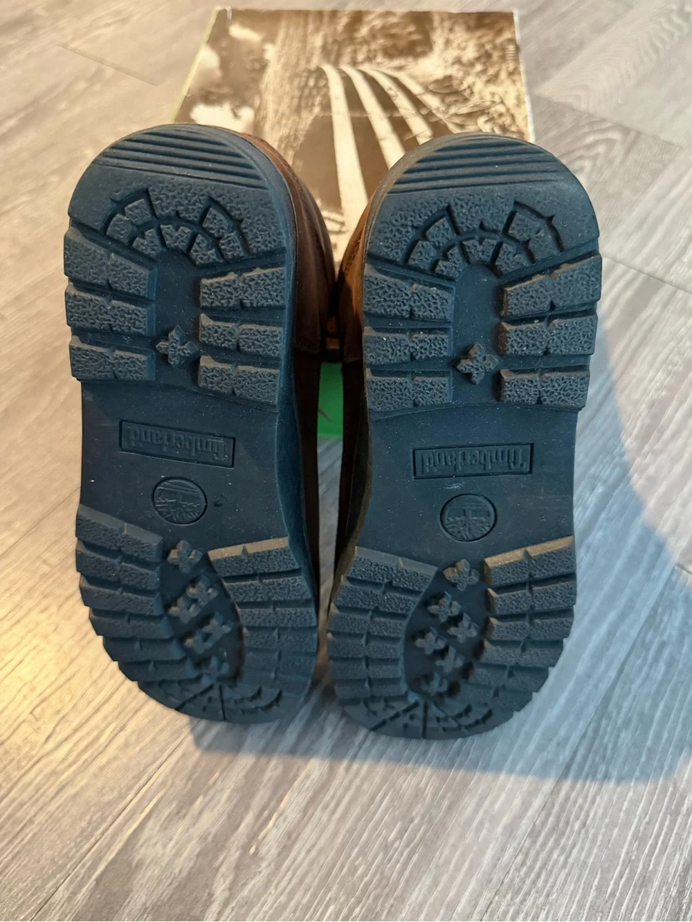 Timberland Kid’s Brown and Green Boots